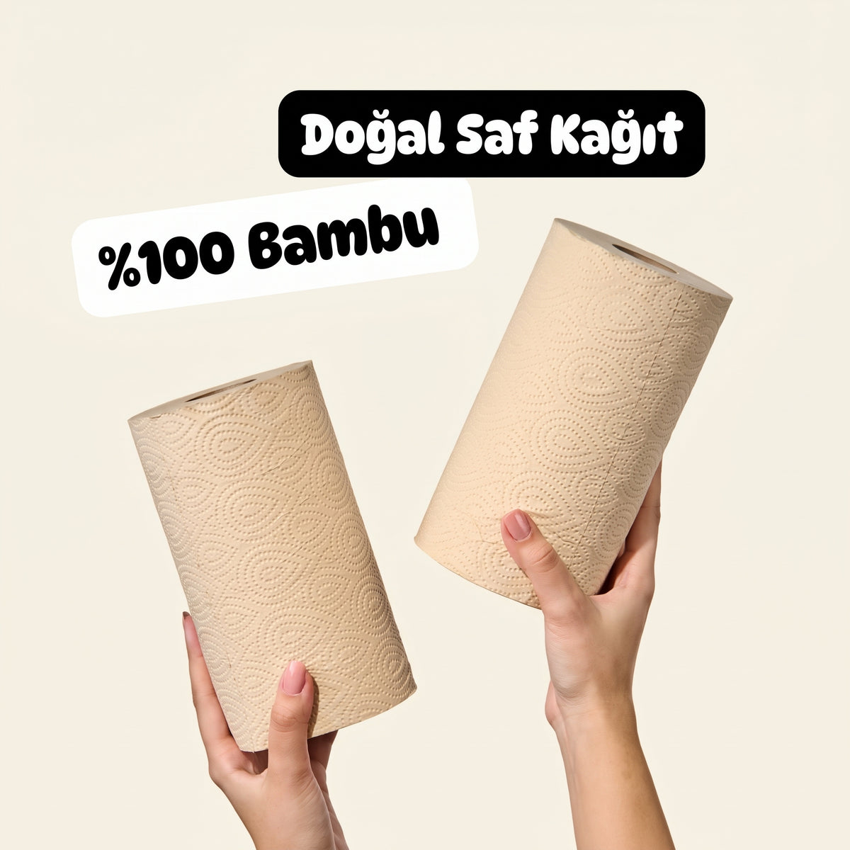 Ağartılmamış Bambu Beji "MEGA DENEME" Naked