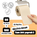 Avantajlı Paket Set | %100 Bambu Tuvalet Kağıdı & Kağıt Havlu | Doğal Bej