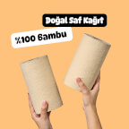 Avantajlı Paket Set | %100 Bambu Tuvalet Kağıdı & Kağıt Havlu | Doğal Bambu