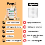%100 Bambu Tuvalet Kağıdı | Deneme Paketi Doğal Bej Renk | Kimyasalsız & Sürdürülebilir