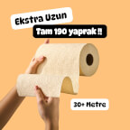 %100 Bambu Tuvalet Kağıdı | Deneme Paketi Doğal Bej Renk | Kimyasalsız & Sürdürülebilir
