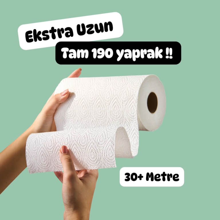 Avantajlı Paket Set | %100 Bambu Tuvalet Kağıdı & Kağıt Havlu | Doğal Beyaz