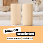 %100 Bambu Doğal bej Kağıt Havlu | Süper Emici & Güçlü – Poop.i