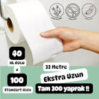 %100 Bambu Tuvalet Kağıdı | Doğal Beyaz Bej Renk | Kimyasalsız & Sürdürülebilir