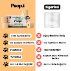 %100 Bambu Tuvalet Kağıdı | Doğal Bej Renk | Kimyasalsız & Sürdürülebilir