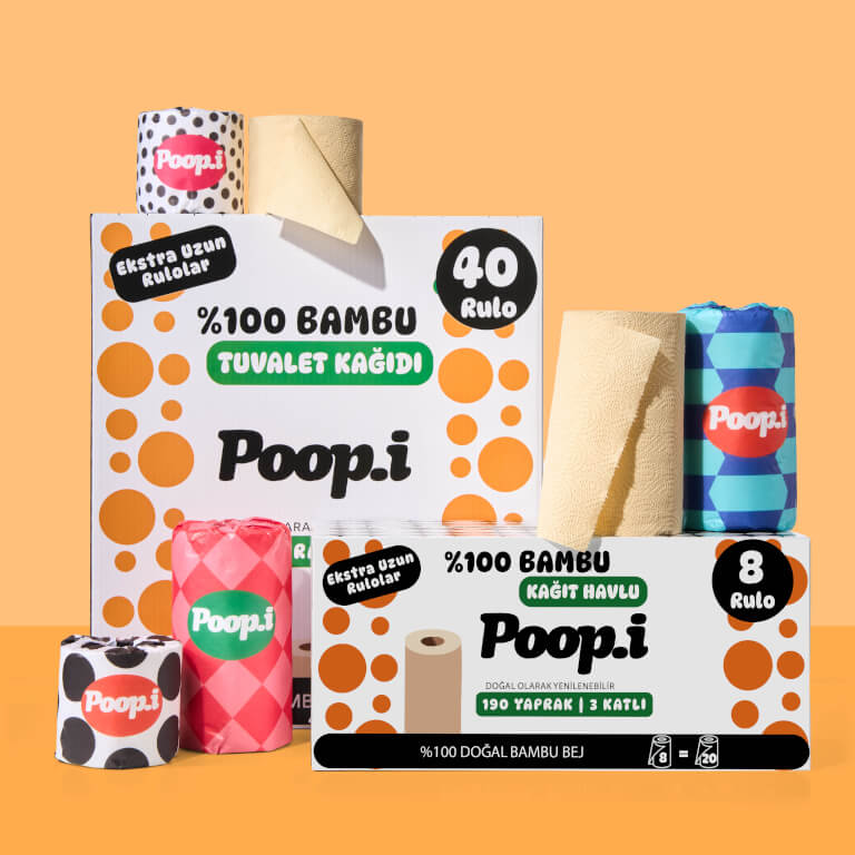 Avantajlı Paket Set | %100 Bambu Tuvalet Kağıdı & Kağıt Havlu | Doğal Bambu