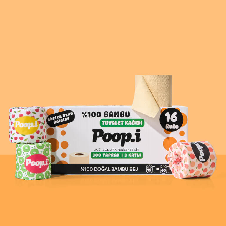 %100 Bambu Tuvalet Kağıdı | Doğal Beyaz Bej Renk | Kimyasalsız & Sürdürülebilir