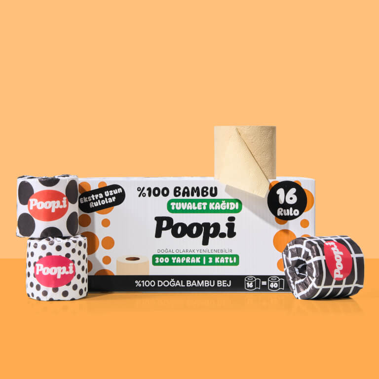 %100 Bambu Tuvalet Kağıdı | Doğal Beyaz Bej Renk | Kimyasalsız & Sürdürülebilir