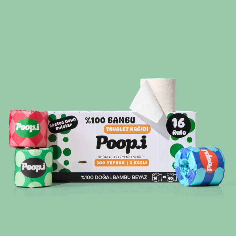 %100 Bambu Tuvalet Kağıdı | Doğal Beyaz Bej Renk | Kimyasalsız & Sürdürülebilir