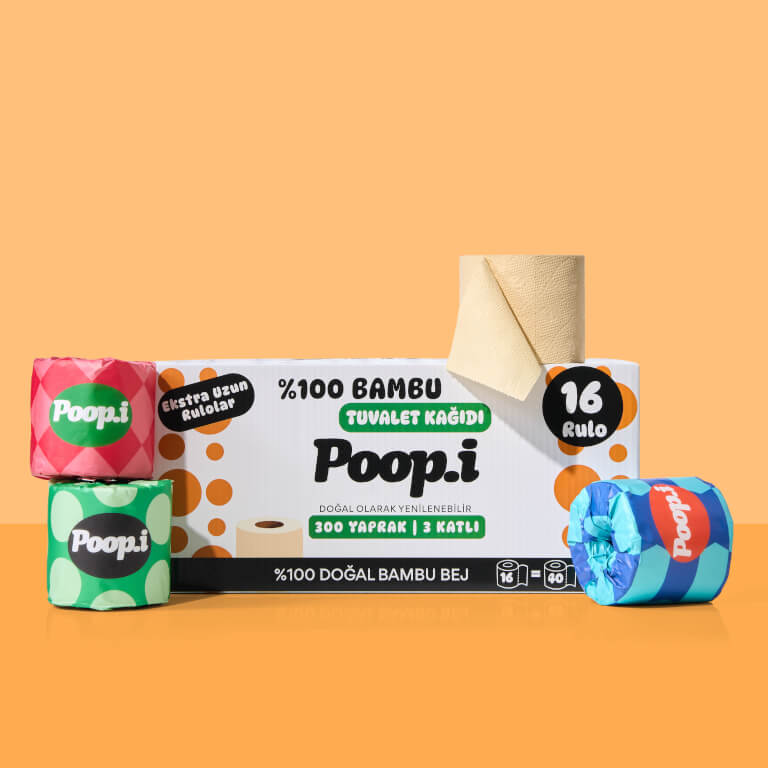 %100 Bambu Tuvalet Kağıdı | Doğal Beyaz Bej Renk | Kimyasalsız & Sürdürülebilir