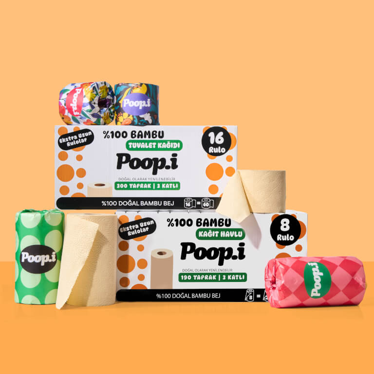 Avantajlı Paket Set | %100 Bambu Tuvalet Kağıdı & Kağıt Havlu | Doğal Bambu