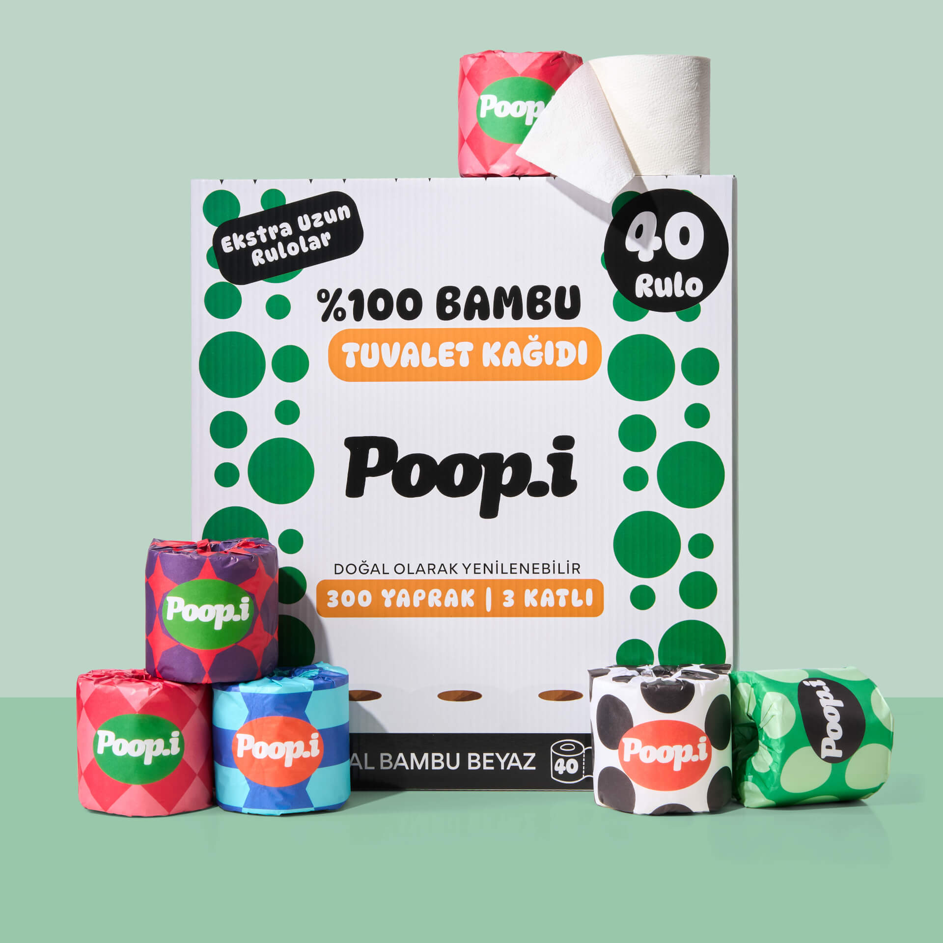 %100 Bambu Tuvalet Kağıdı | Doğal Beyaz Bej Renk | Kimyasalsız & Sürdürülebilir