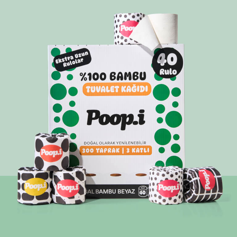 %100 Bambu Tuvalet Kağıdı | Doğal Beyaz Bej Renk | Kimyasalsız & Sürdürülebilir