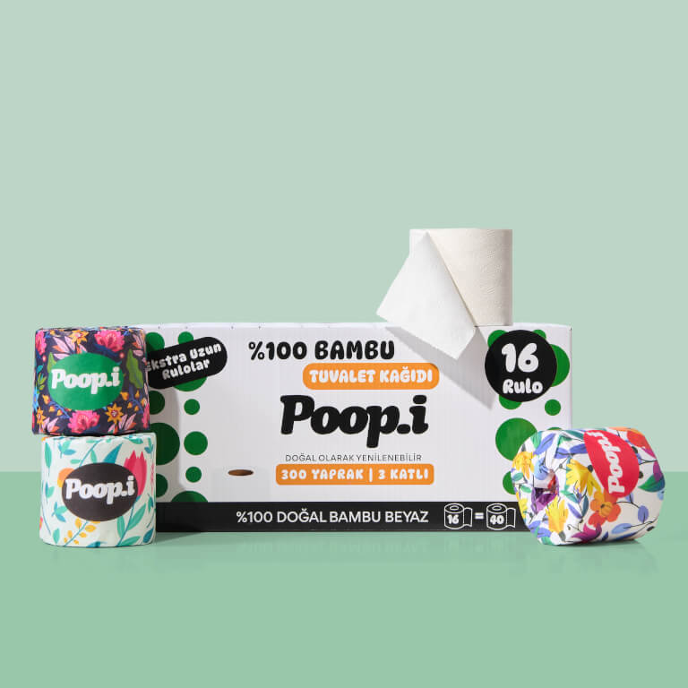 %100 Bambu Tuvalet Kağıdı | Doğal Beyaz Bej Renk | Kimyasalsız & Sürdürülebilir