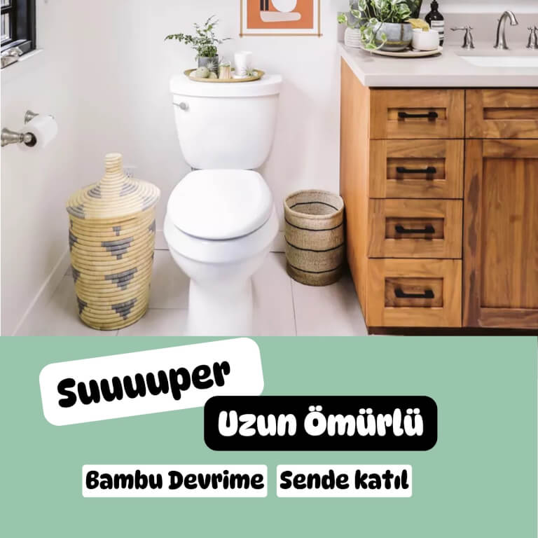 %100 Bambu Tuvalet Kağıdı | Doğal Beyaz Bej Renk | Kimyasalsız & Sürdürülebilir