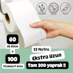 Avantajlı Paket Set | %100 Bambu Tuvalet Kağıdı & Kağıt Havlu | Doğal Beyaz