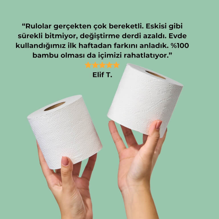 Avantajlı Paket Set | %100 Bambu Tuvalet Kağıdı & Kağıt Havlu | Doğal Bambu